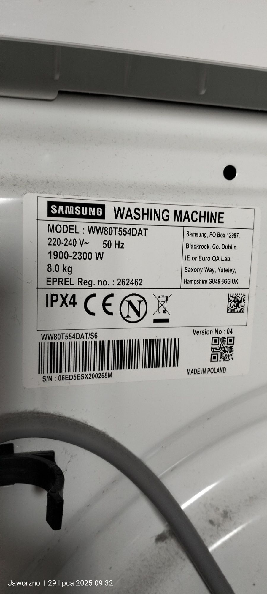 Pralka automatyczna Samsung