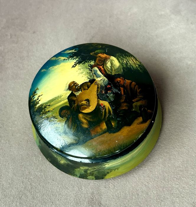 Шкатулка для прикрас, ручна робота, розпис