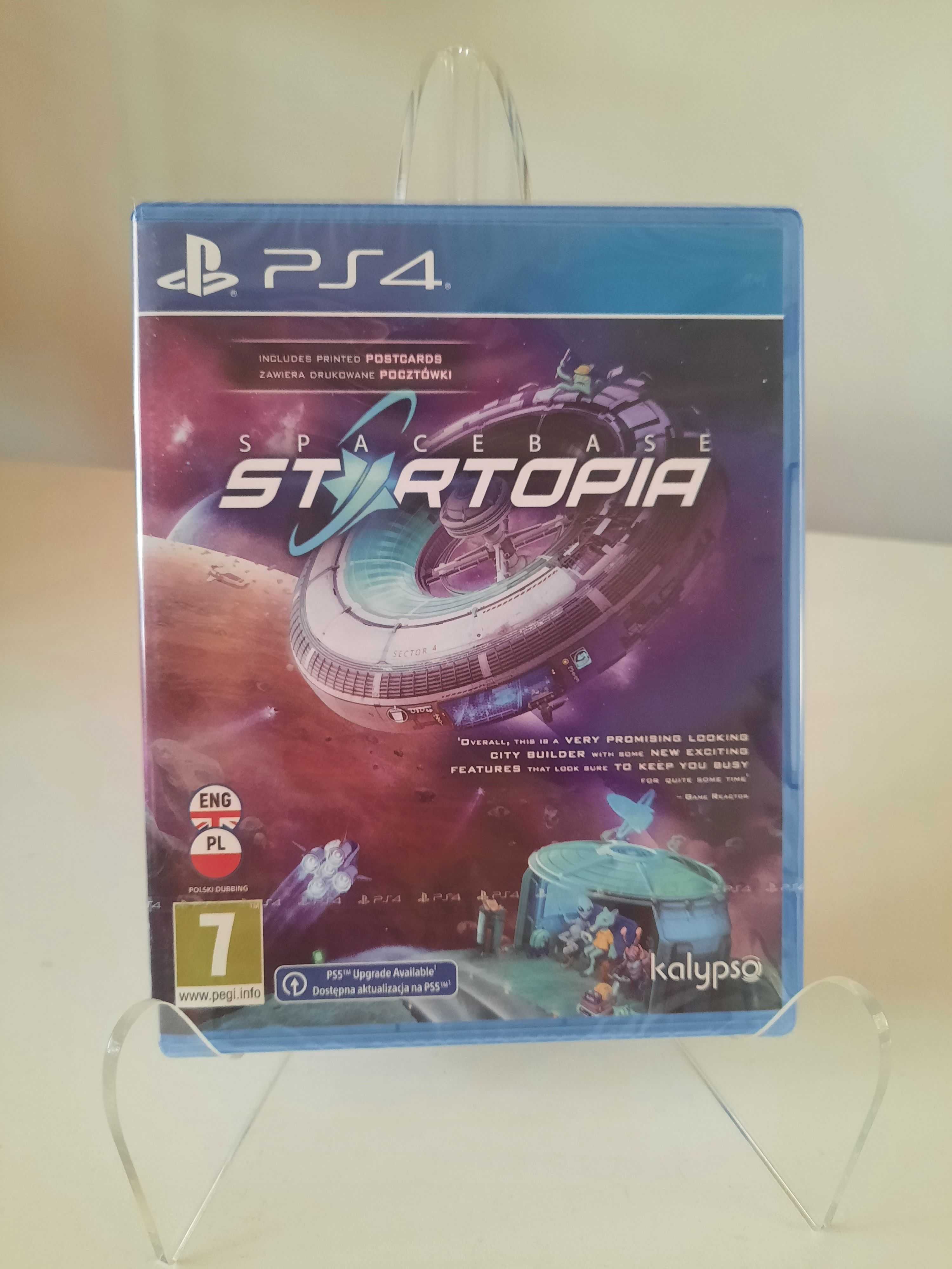 Spacebase Startopia PS4 / 3xPL / Nowa + POCZTÓWKI