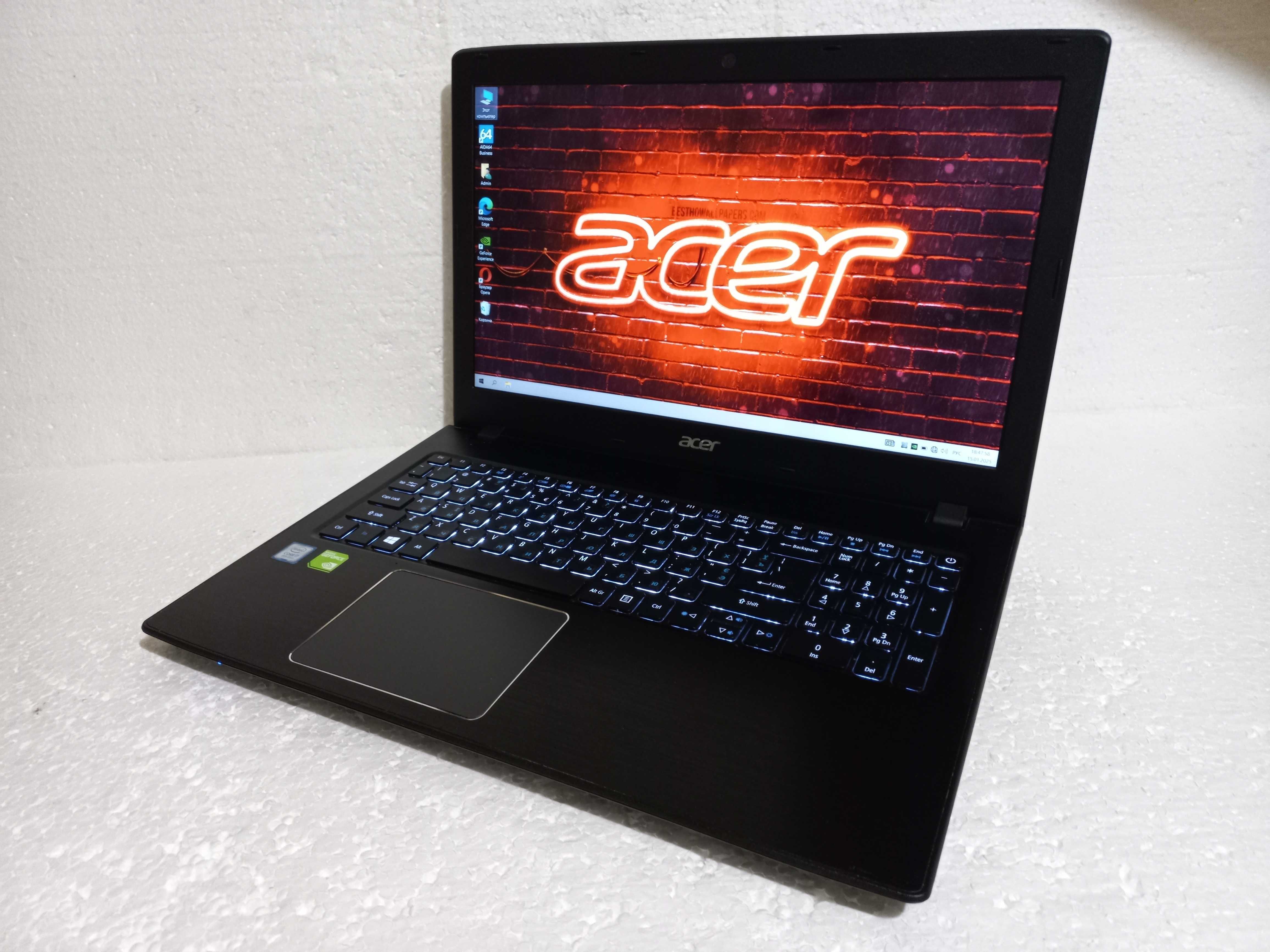 Игровой ЗВЕРЬ!! ACER 5 + (Core i7 8550U) + 16 RAM + ТОП Видео GDDR5
