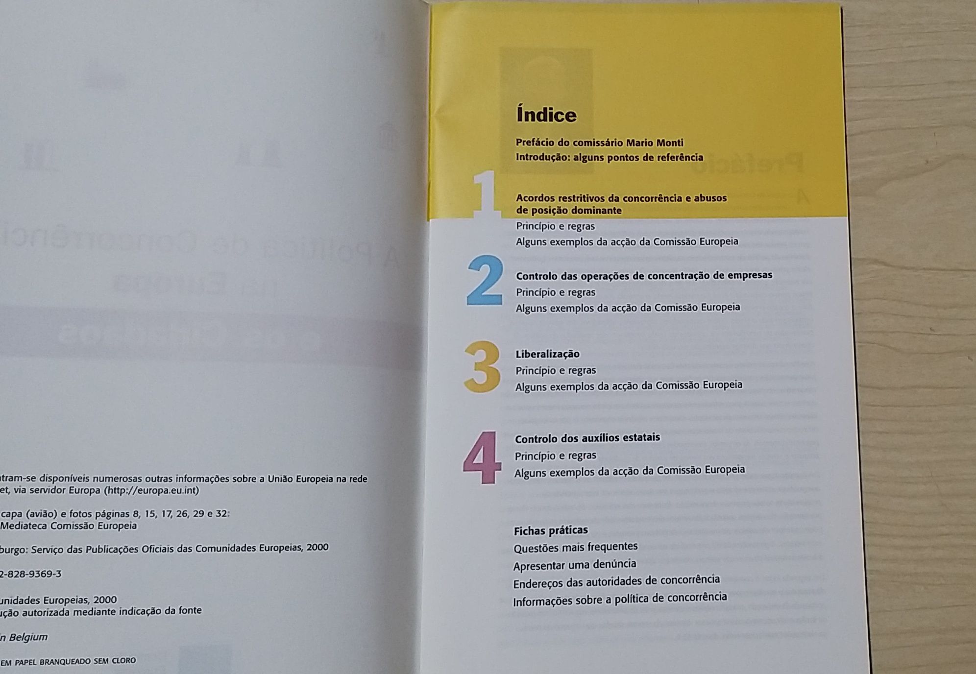 A Política de concorrência na Europa e os Cidadãos.