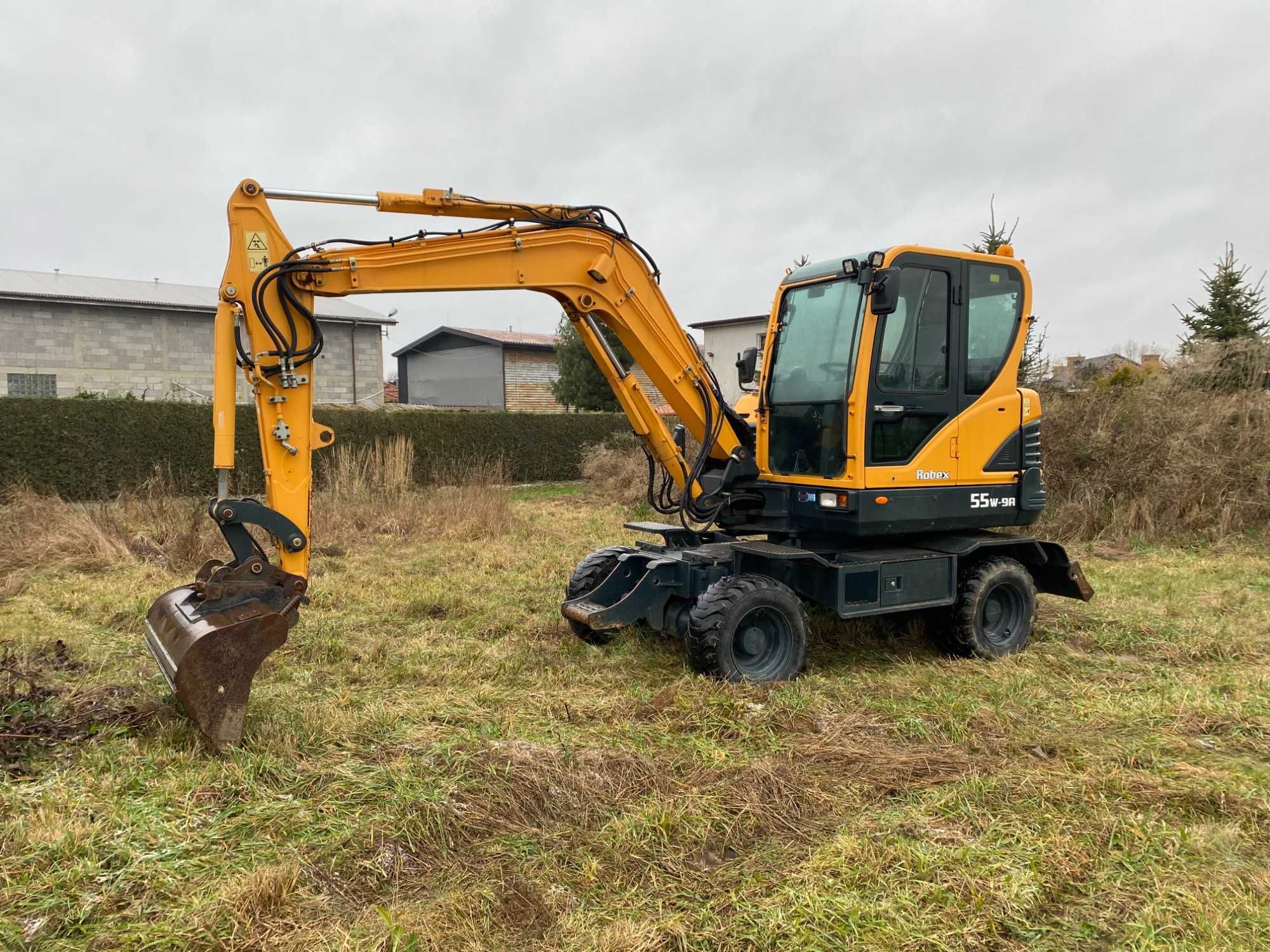 Koparka kołowa obrotowa Hyundai Robex 55W-9A / JCB CAT Terex Wacker /