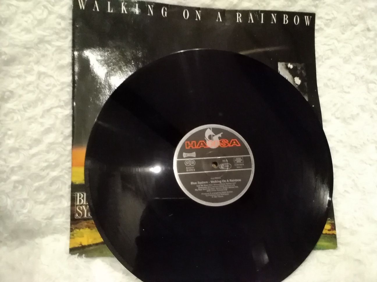 Blue System winyl Hansa Walking on a rainbow +Vg