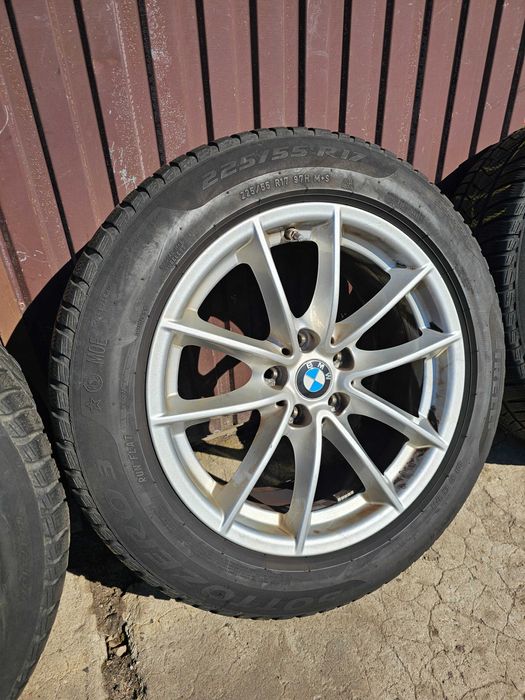 Felgi Aluminiowe Z Oponami Zimowymi BMW 17 Cali Is 27 Czujnik Ciśnieni