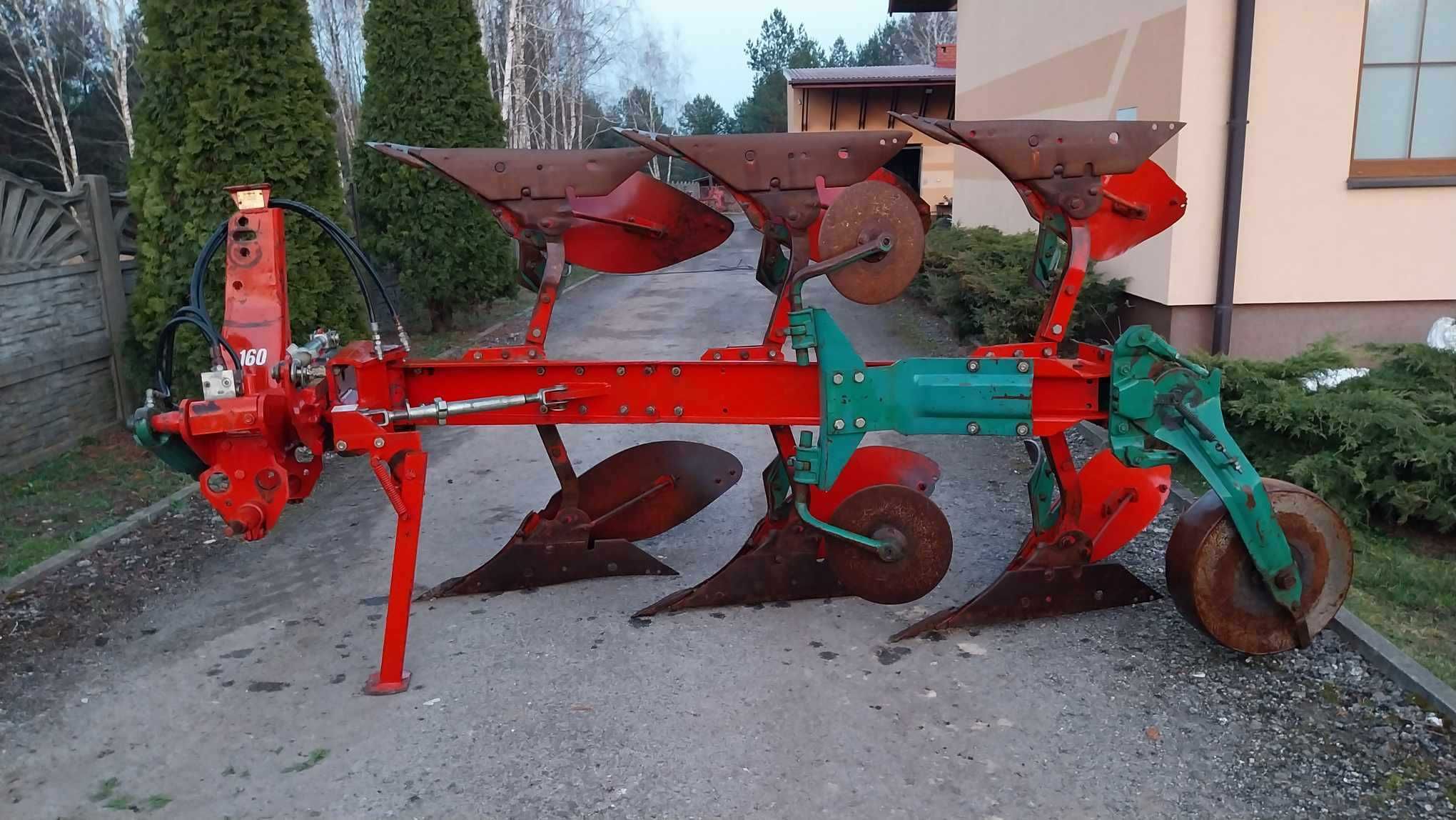 PŁUG Kverneland VD85 3-skibowy Hydraulicznie obracany 12''-18'' 2węże