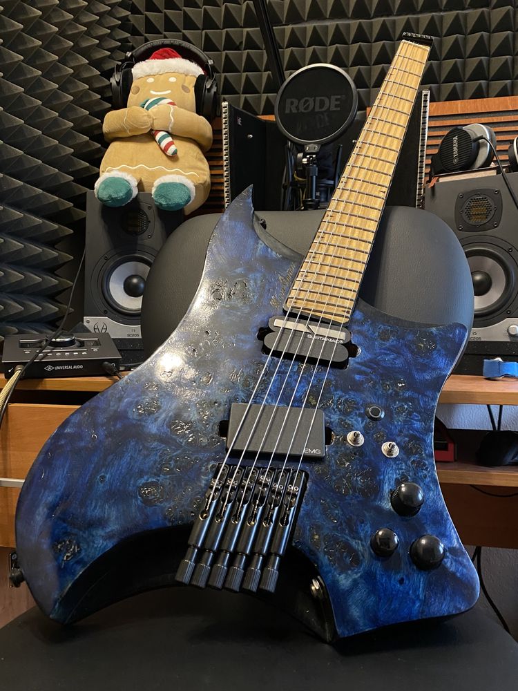 Maan Guitars - Gitara elektryczna - Headless - Sustainiac - killswitch