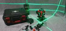 Poziomica laserowa 4D laser krzyżowy 360 zielony