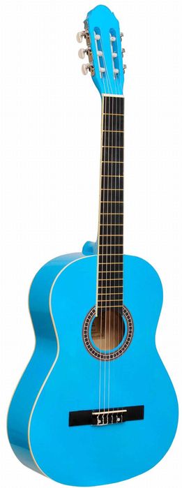 Gitara klasyczna Prima CG-1 4/4 Sky Blue + pokrowiec + tuner +3 kostki