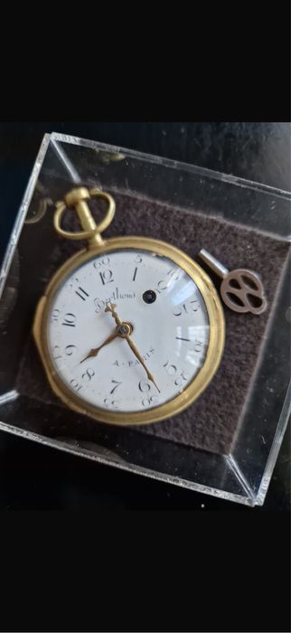 Zegarek szpindlowy “Berthoud A Paris” - XVIII w. Oryginał