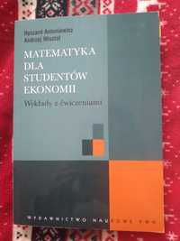 Matematyka dla studentów ekonomii R. Antoniewicz, A. Misztal