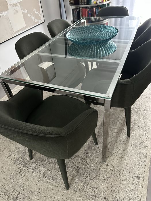 Mesa de vidro de sala (para desocupar)