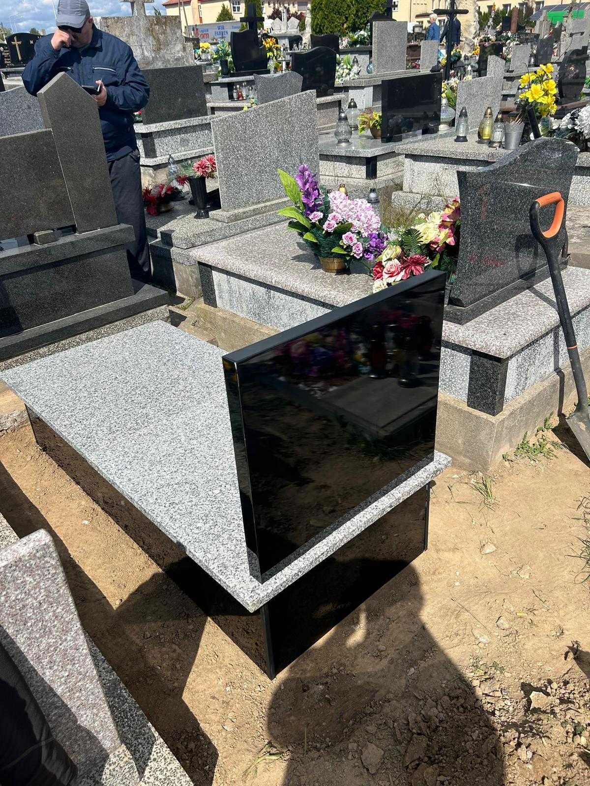 Pomnik z granitu strzegomskiego na podstawie kompozytowej 3120zł.