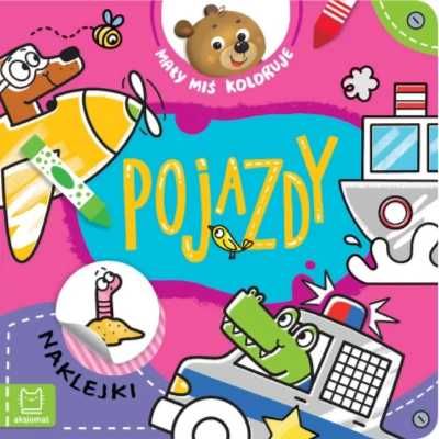 Mały miś koloruje. Pojazdy - Agnieszka Bator