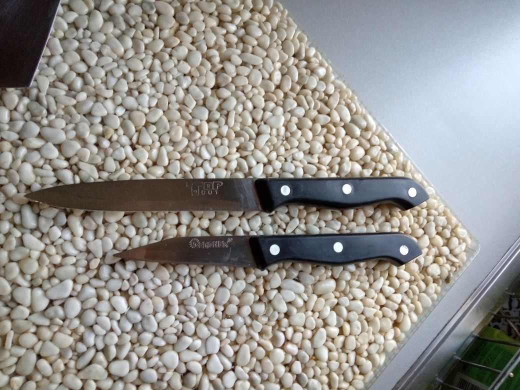 Noże zestaw trzy sztuki