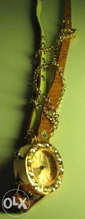 Zegarek SWAROVSKI z łańcuszkami bransoletką