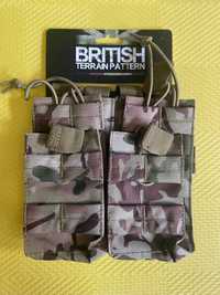 Підсумок під магазини АК KOMBAT UK Double DUO Mag Pouch Multicam