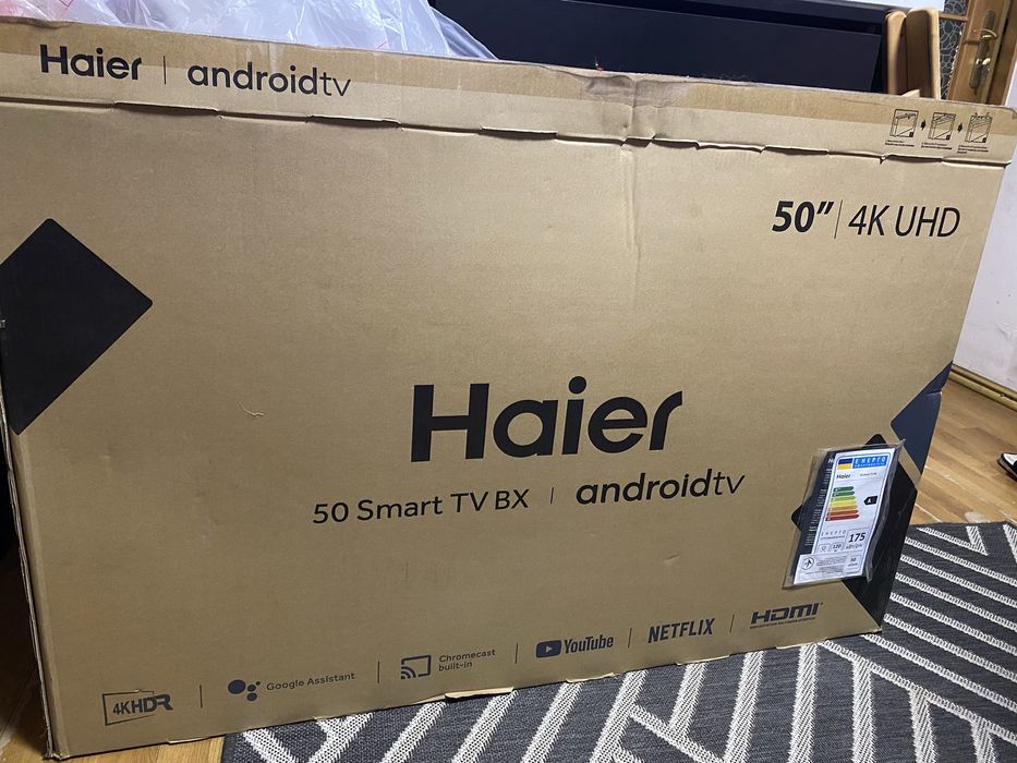 Телевізор 50 дюймів 4К Haier smart tv bx б/у