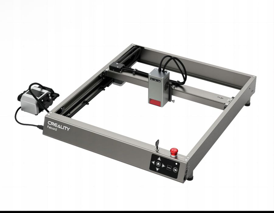 Grawerka laserowa Creality Falcon2 22 W jak nowa, rotary kit, plaster