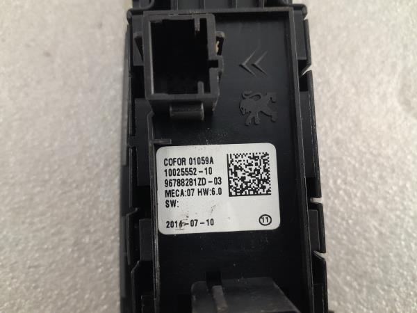 Comando / botão / interruptor vidros frente esquerdo PEUGEOT 308 SW II