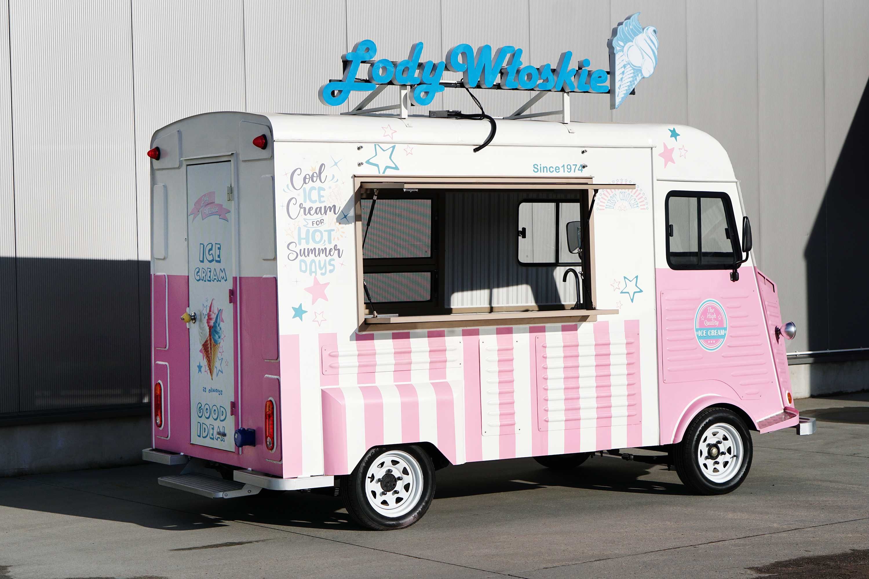 FOOD TRUCK - LODY WŁOSKIE, Lodziarnia, Przyczepa gastronomiczna