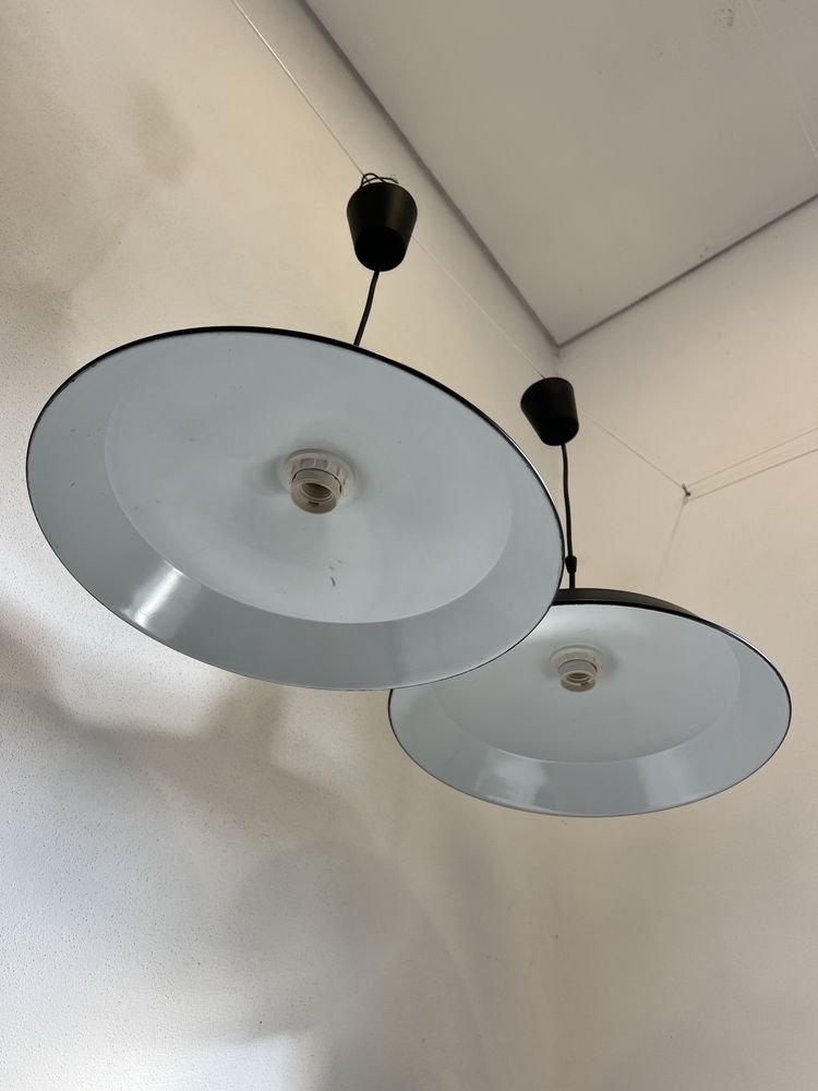 2 candeeiros de teto estilo industrial/minimalista