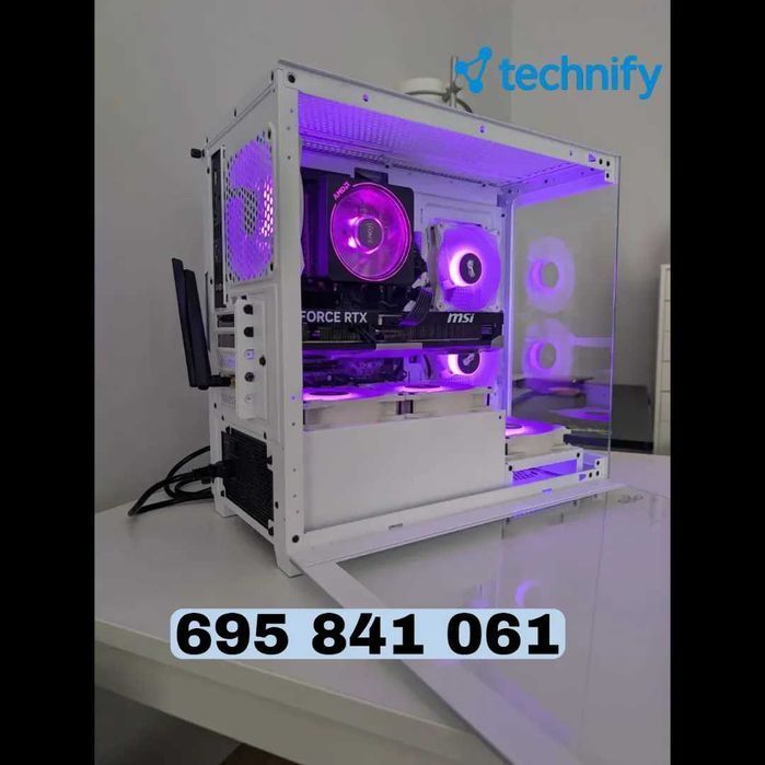 Komputer Gamingowy RTX 5070 Ryzen 5 7500F, 16GB DDR5 Faktura 23%, GWAR