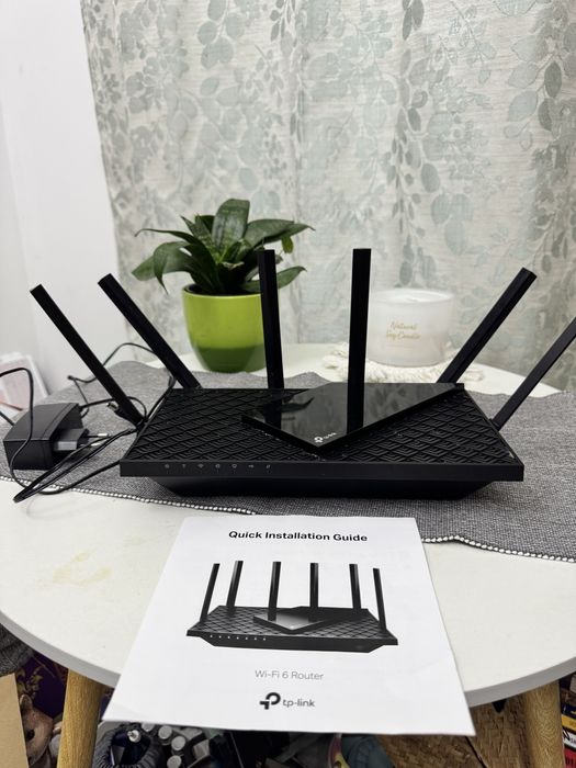 Dwupasmowy, gigabitowy router WiFi 6 AX5400
