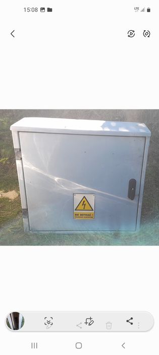 Skrzynka elektryczna zewnętrzna duża pojedyńcza