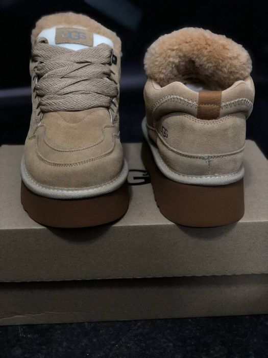 Кроссовки UGG Lowmel Australia Угг овчина, натуральный замш Уггі