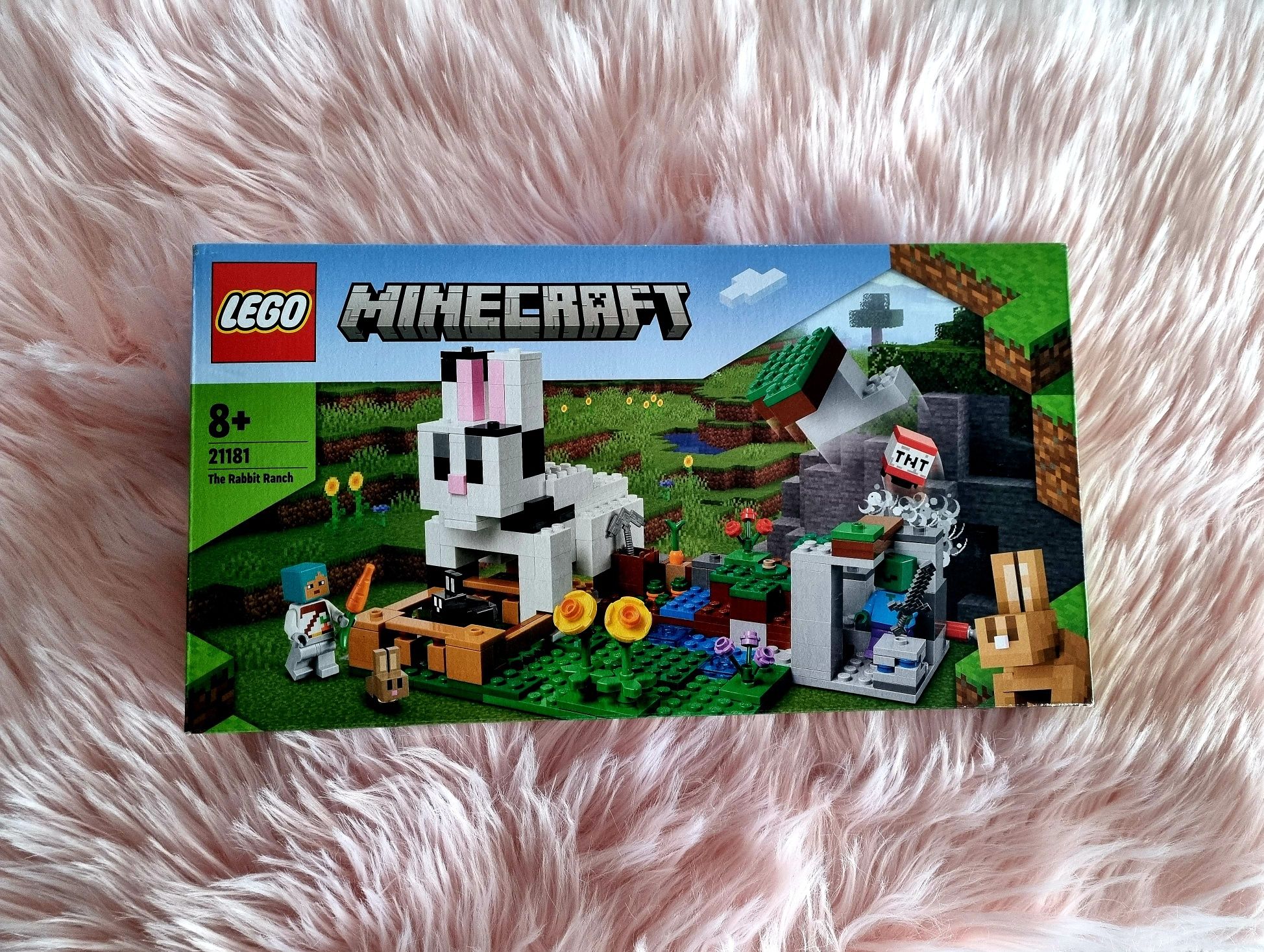 Nowe klocki LEGO Minecraft Królicza farma 21181