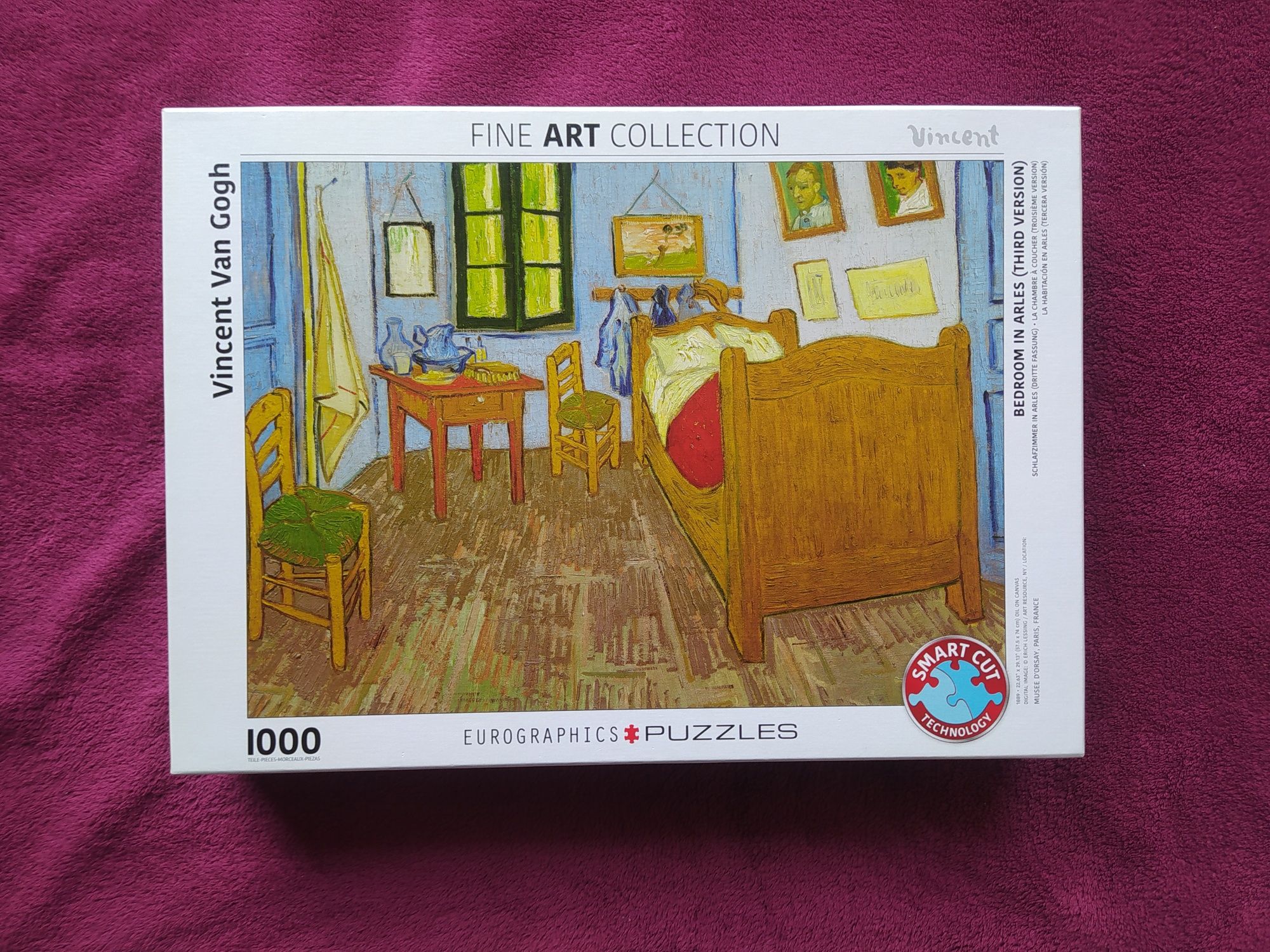 Puzzle 1000, Eurographics, Bedroom in Arles by van Gogh