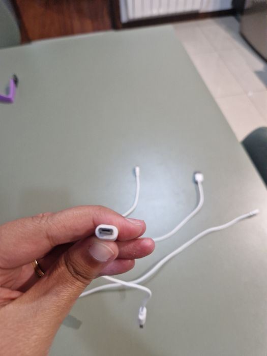 3 cabos para telemóvel micro usb