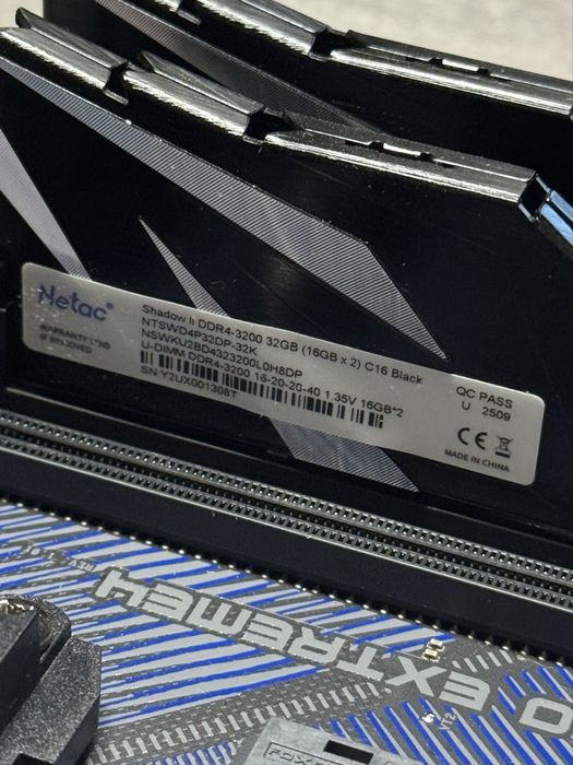 Комплект Ryzen 7 5700X, B550 EXTREME 4, 32gb 3200mhz