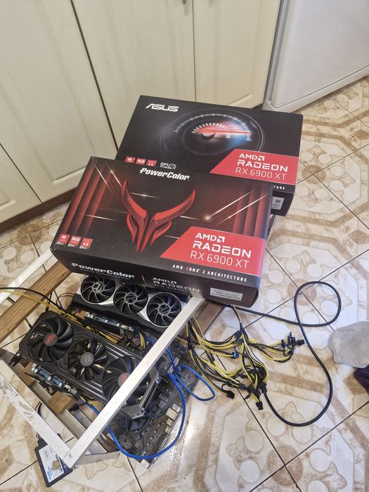 Майнинг-риг Radeon RX6900xt