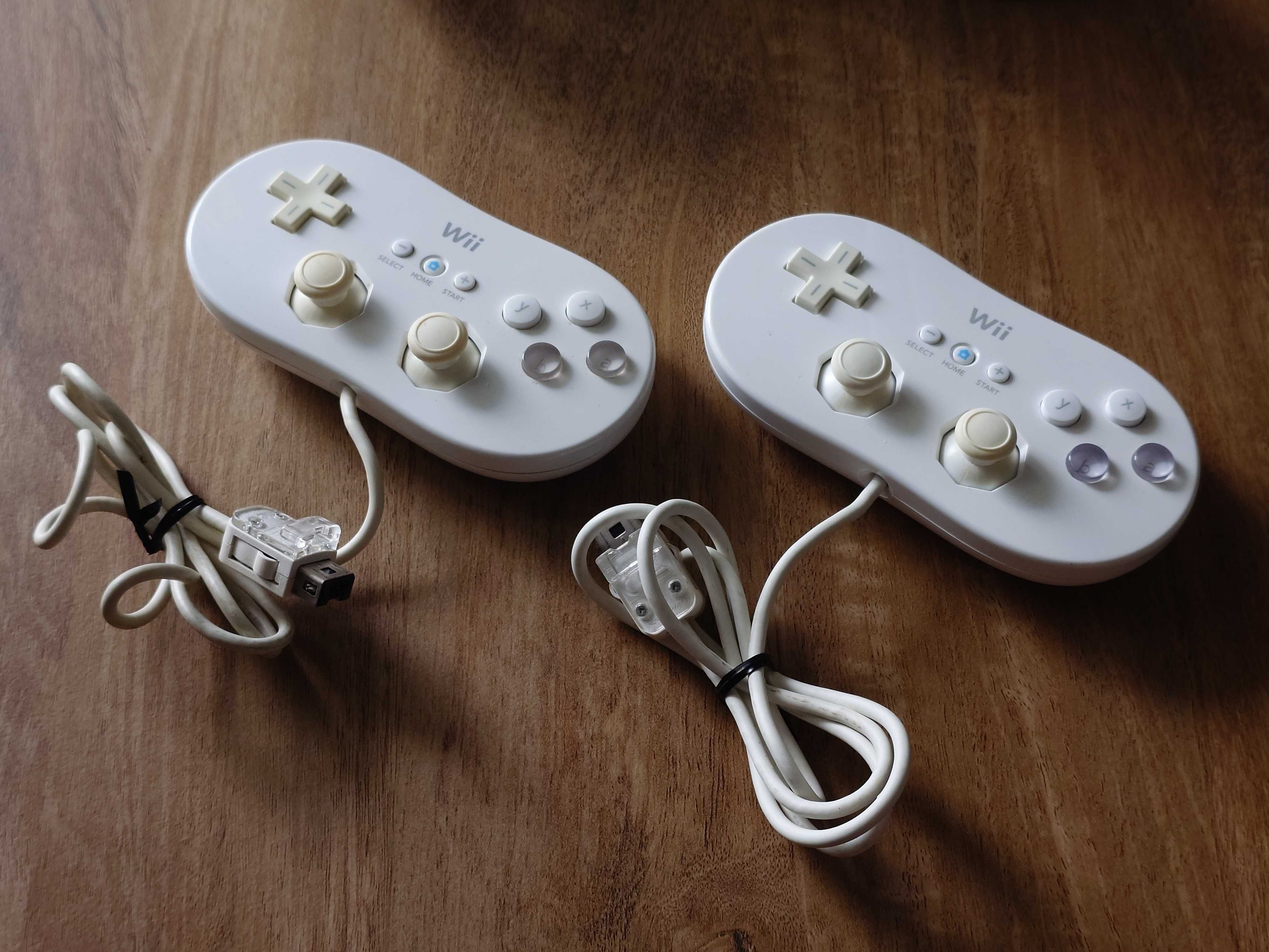 Wii Classic Controller x2 białe