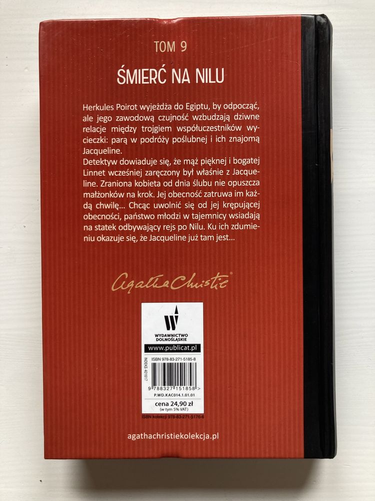 Śmierć na Nilu Agatha Christie kolekcja kryminałów
