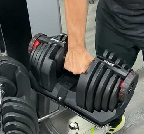 гантели до 40 кг регулируемые 17 уровней с платформой гантеля гантель