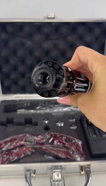 лазерная указка с очками в кейсе луч синий мощный промінь прожигающий