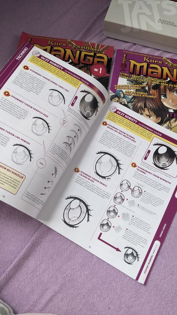 Kurs rysunku Manga, 4 numery + pudełko