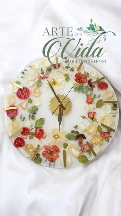 Eternização de Flores em Resina