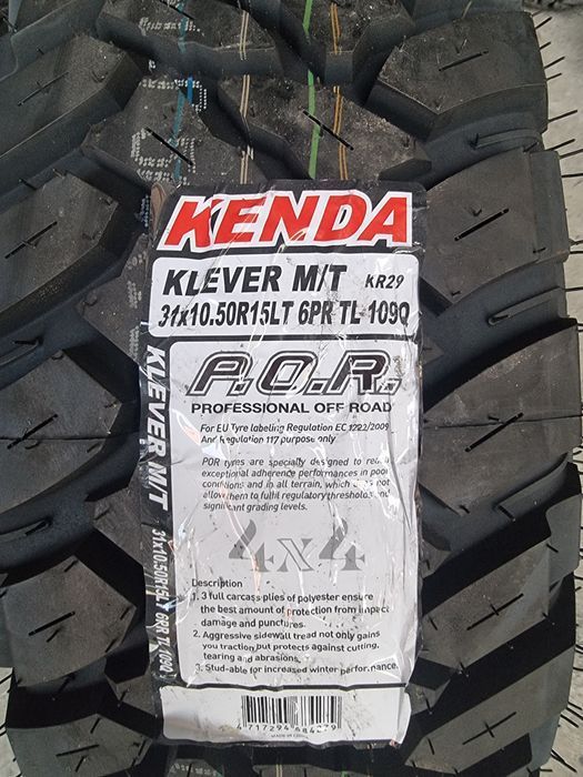 Opony Terenowe 31x10.5 R15 Klever M/T 4x4 Kenda