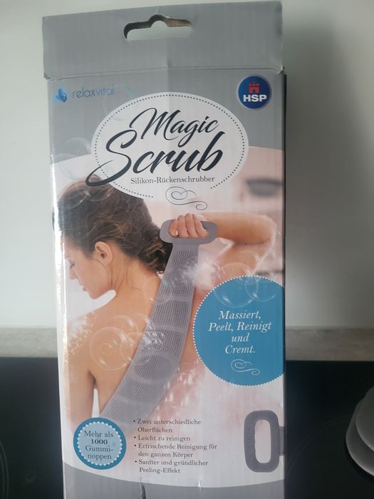 Myjka sikonowa HIT. Magic scrub, masażer,myjka NOWĄ