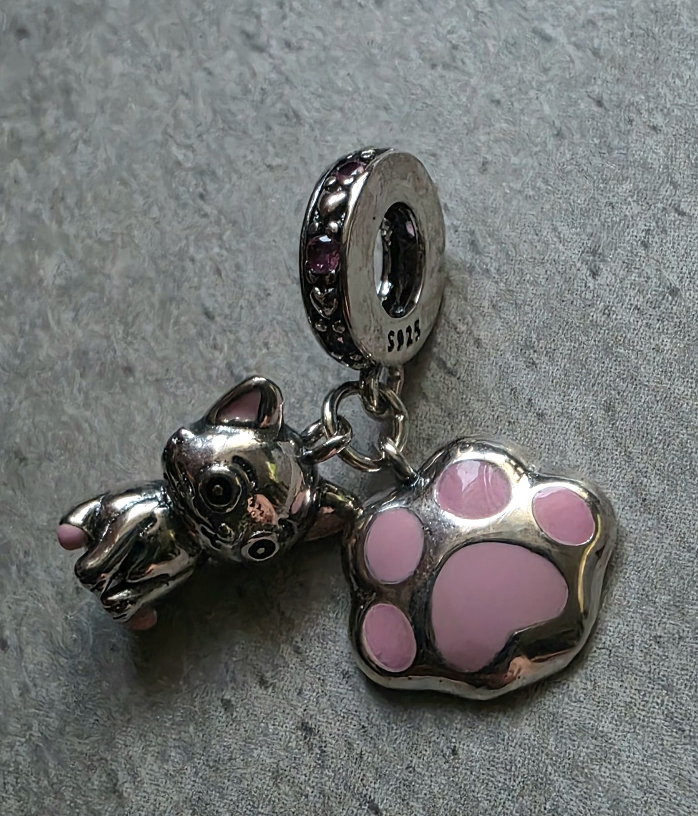 Charms do Pandory srebro 925 kotek