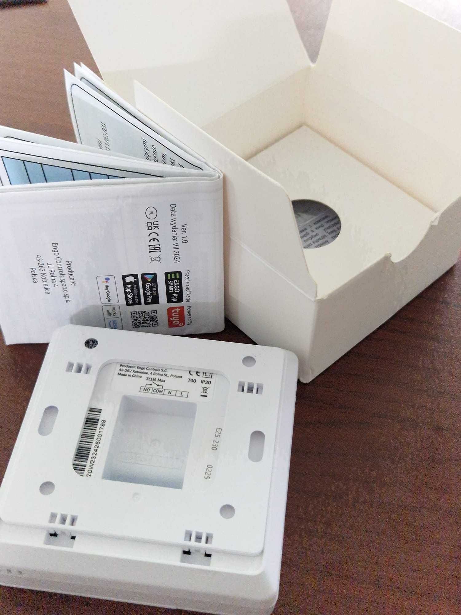 NOWY regulator natynkowy Zigbee 868 mhz 230V BIAŁY TRINNITY ENGO WB25