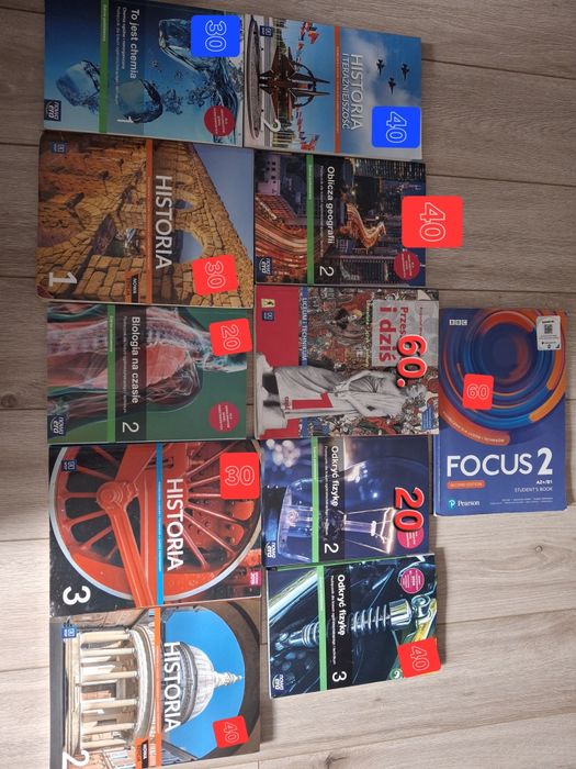 Sprzedam książki do technikum