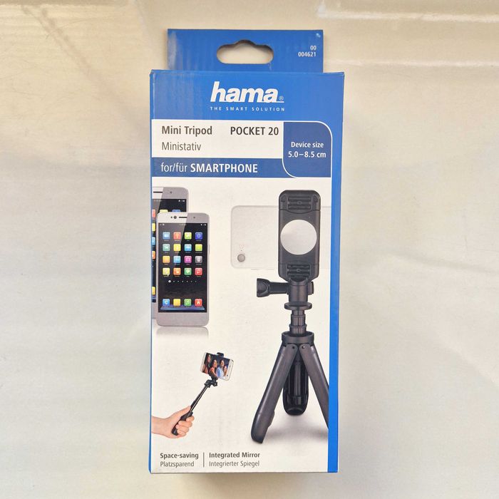 HAMA statyw mini tripod POCKET 2.0 Selfiestick kijek do selfie