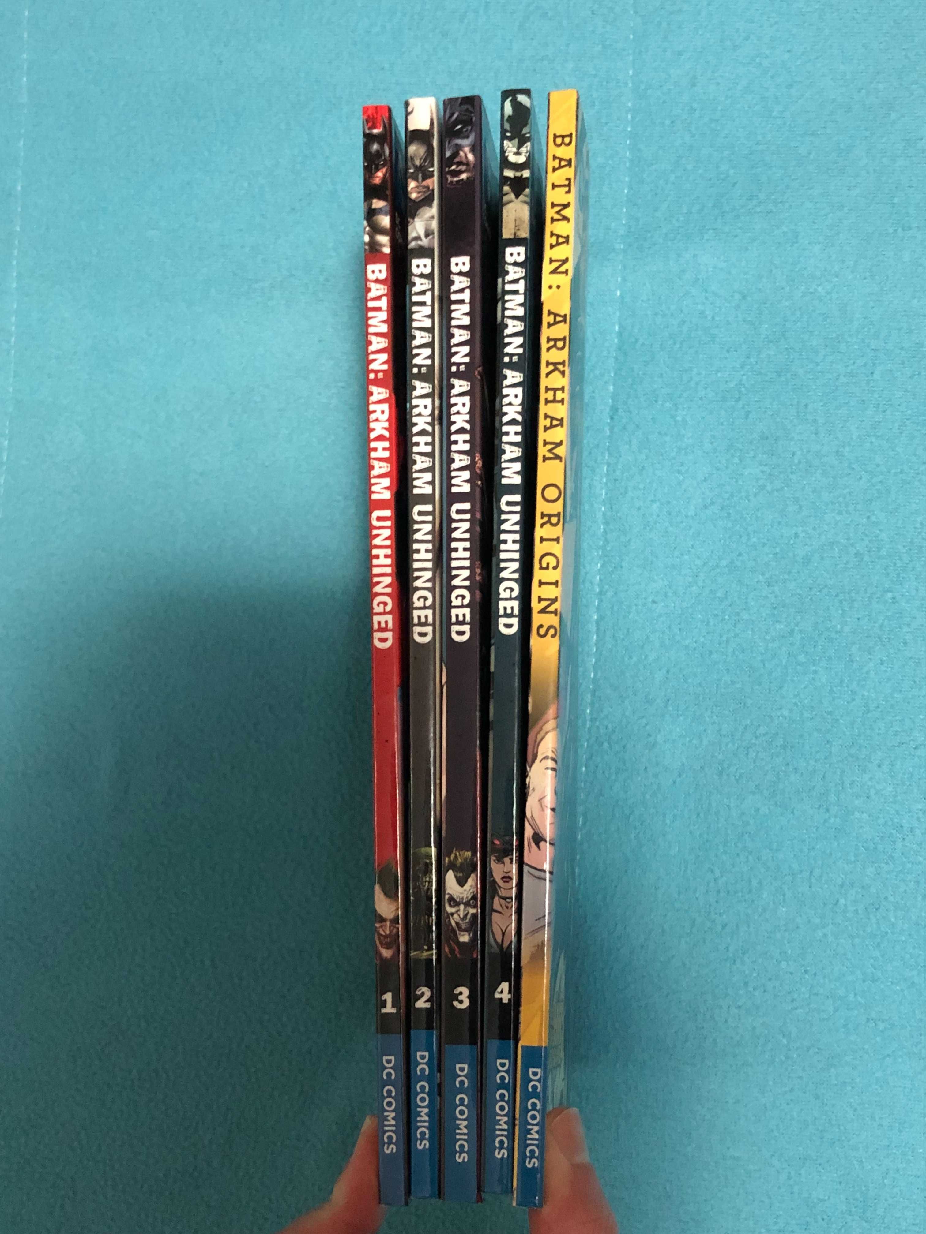 Batman Arkhman City Unhinged e Arkham Origins DC comics