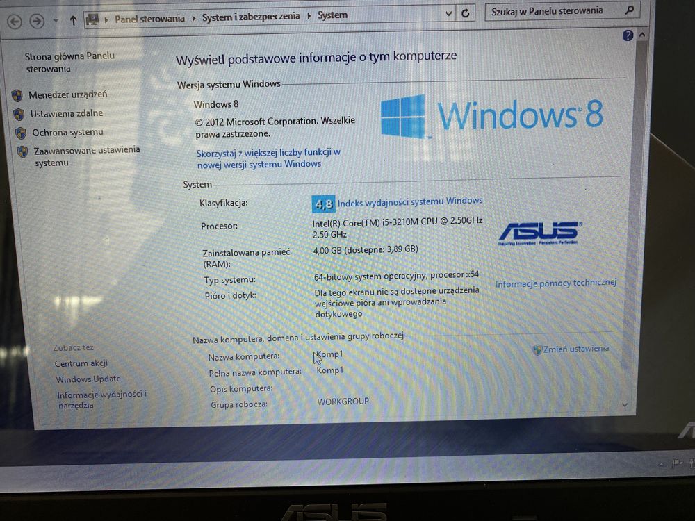 Laptop Asus K55VD