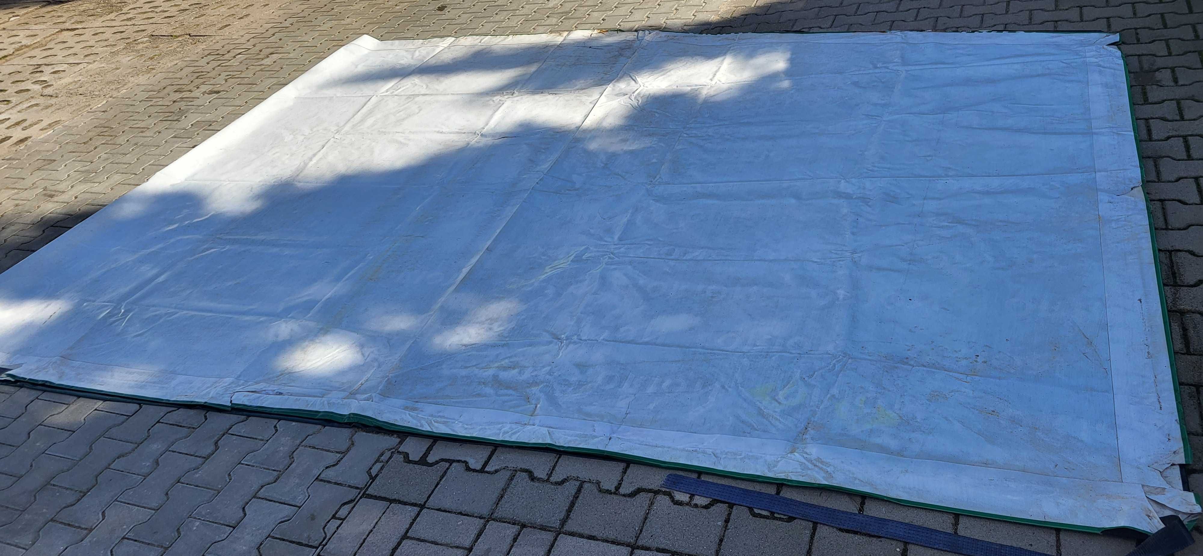 Duża Plandeka 8,40m x 2,70m Uniwersalna Gruba Mocna Wodoodporna Baner