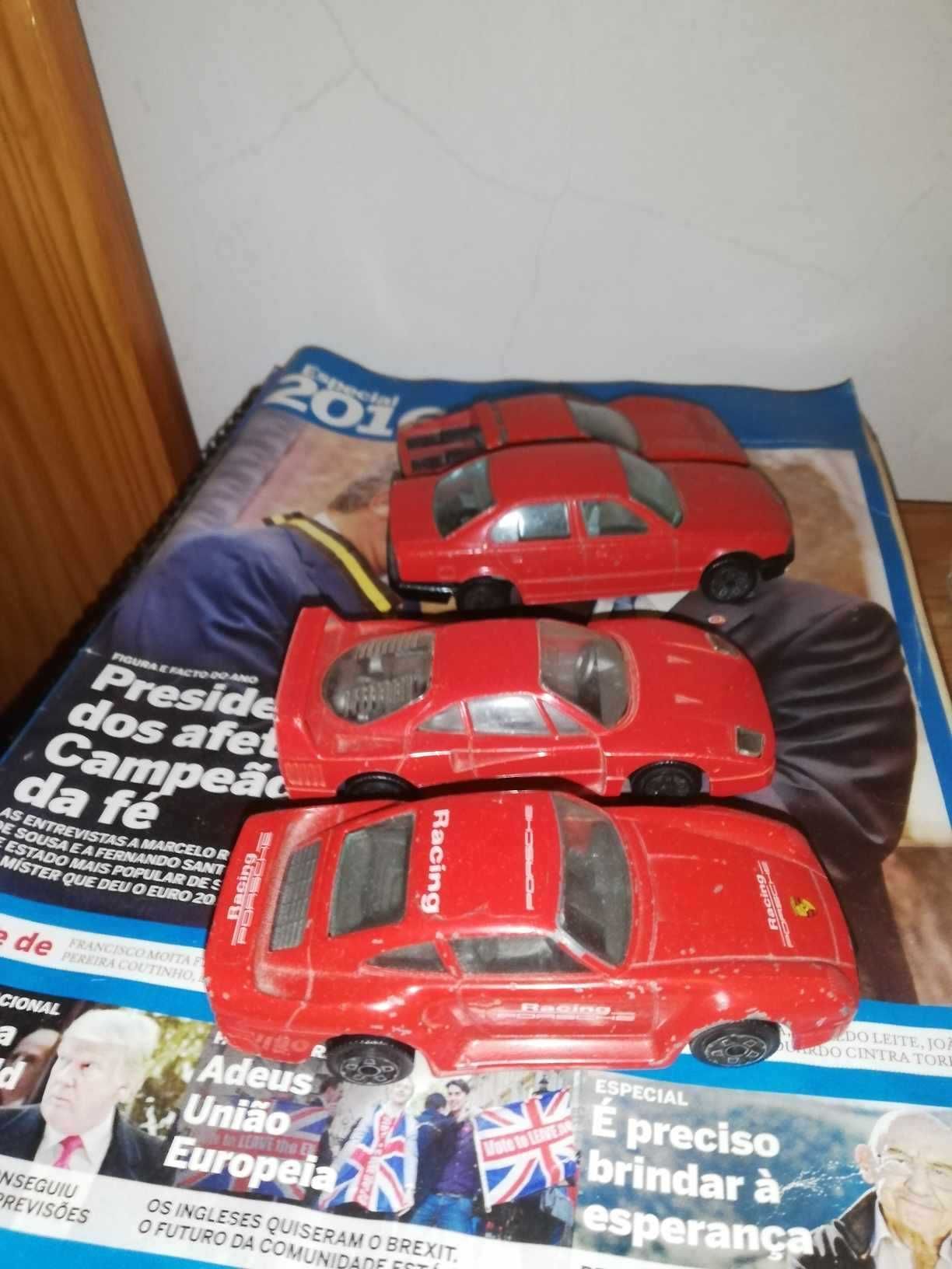 Miniaturas carros Ferrari, BMW e  Porsche